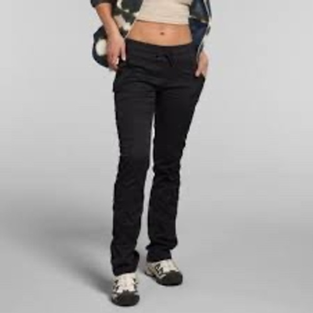 The North Face Aphrodite 2.0 Black Straight Leg Hiking Pants Womens M Athletic